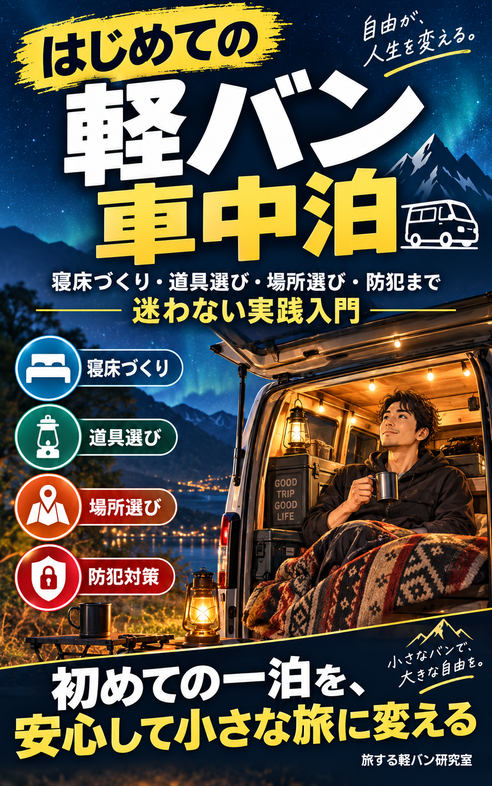 はじめての軽バン車中泊